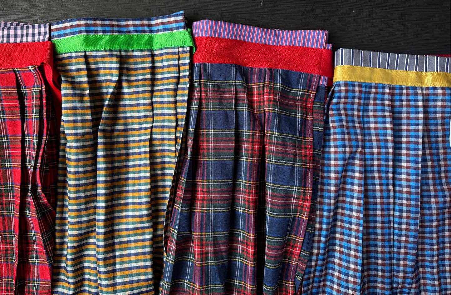 Kilt etek lacivert ekose